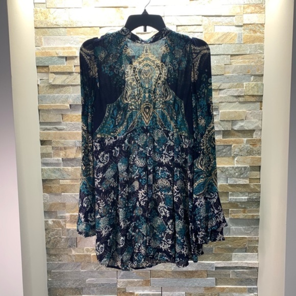 Free People Lady Luck Print Tunic - Picture 4 of 5